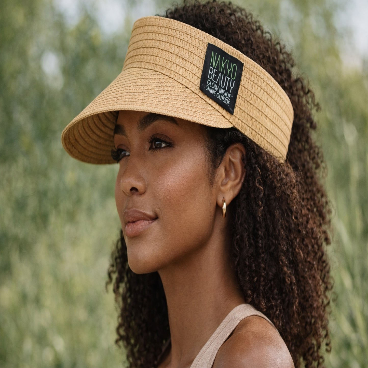 Adjustable Wide Brim Sun Visor Hat