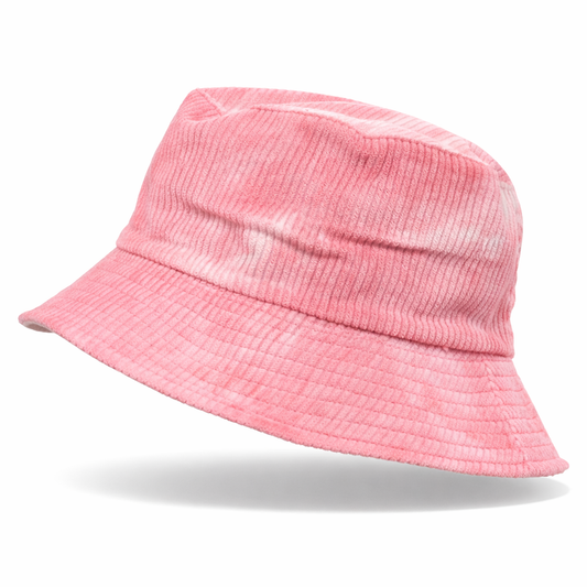 Pink Tie-Dye Bucket Hat – Lightweight Summer Fashion Hat for Women