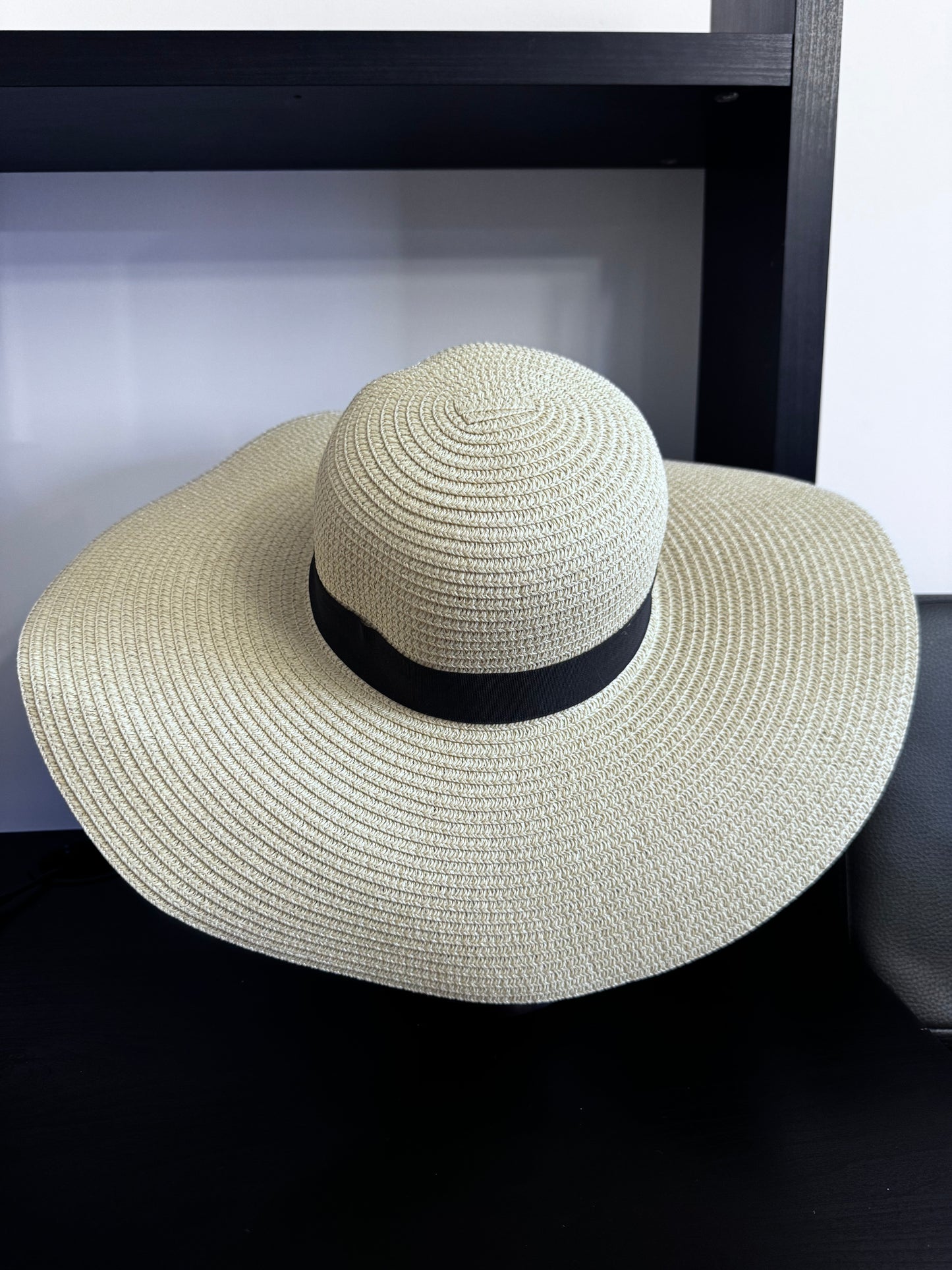 Women's Sun Straw Beach Hat Wide Brim UPF 50